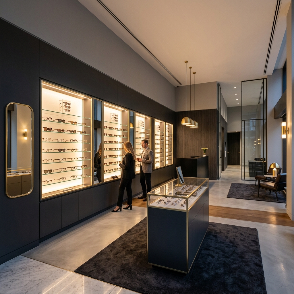 Eye Gallery Luxury Showroom Showroom Interiors in Washim